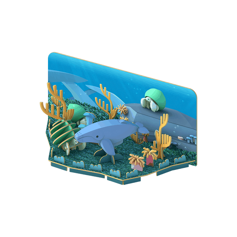 HalfToys Humpback Whale 3D puzzle