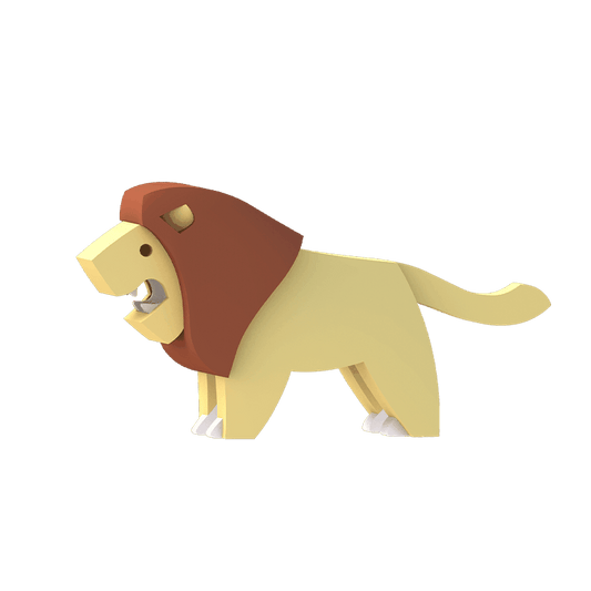 Halftoys Lion 3D puzzle