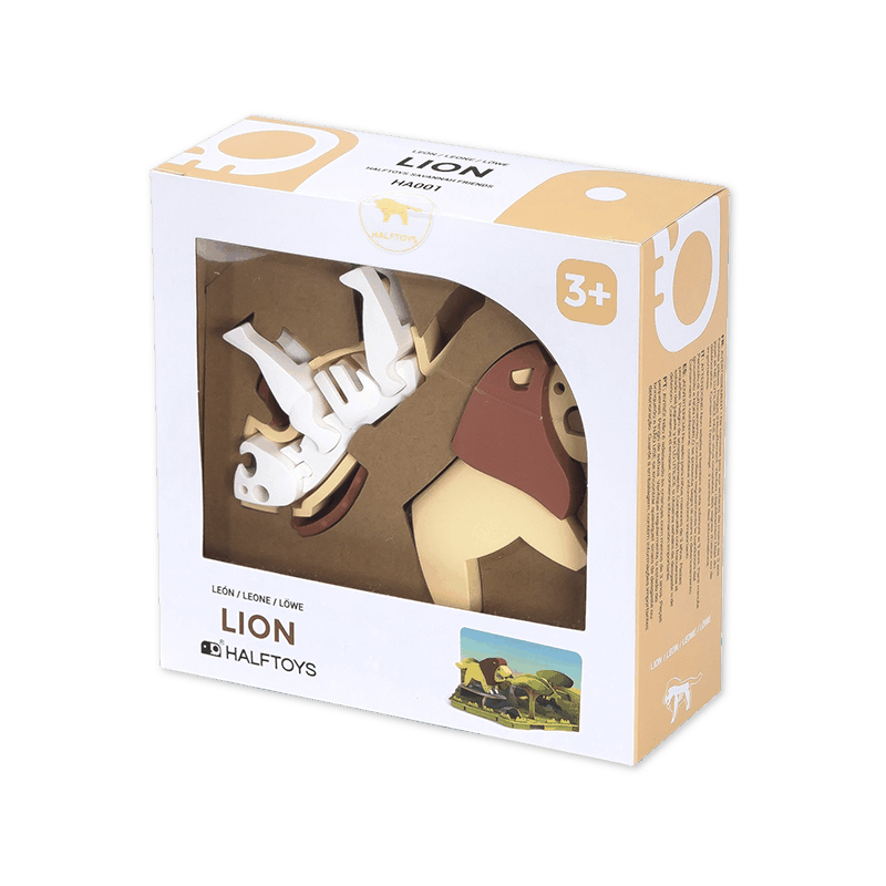 Halftoys Lion 3D puzzle