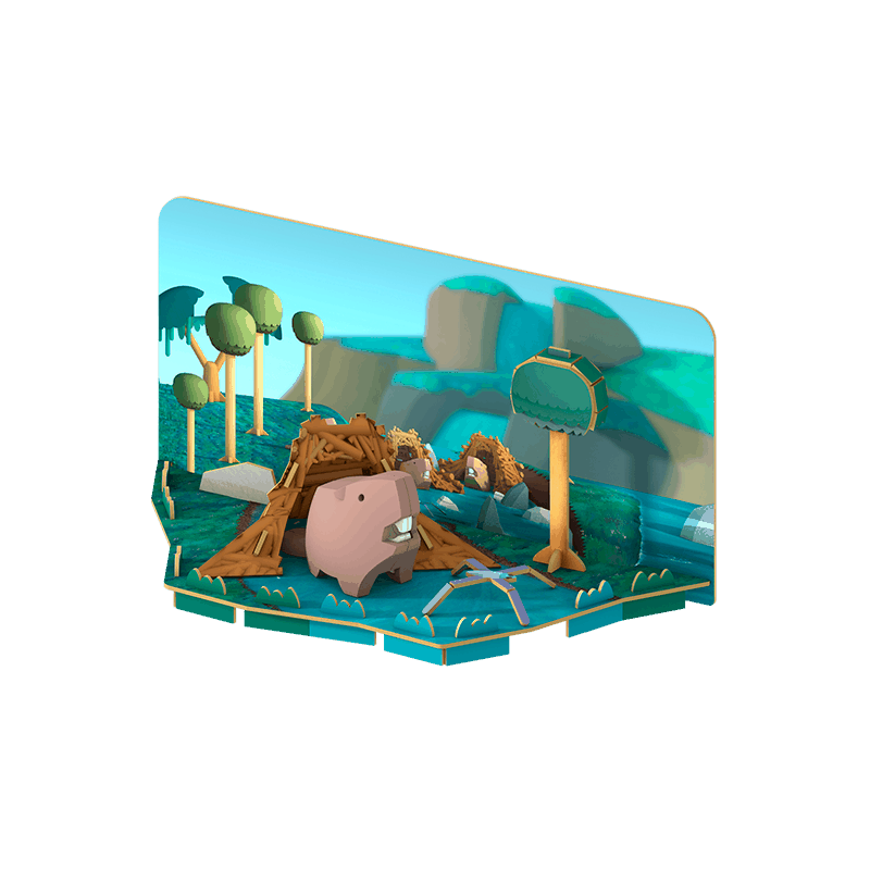 HalfToys Beaver 3D puzzle