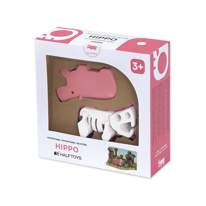 HalfToys Hippo 3D puzzle